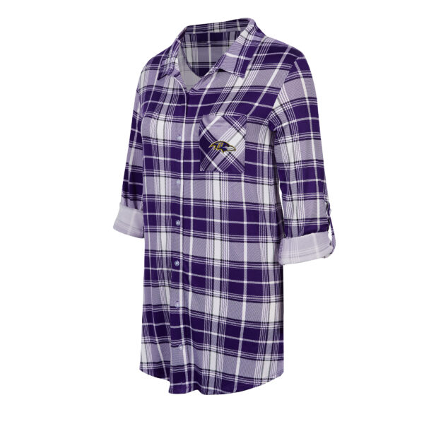 Baltimore Ravens Ladies Flannel Nightshirt