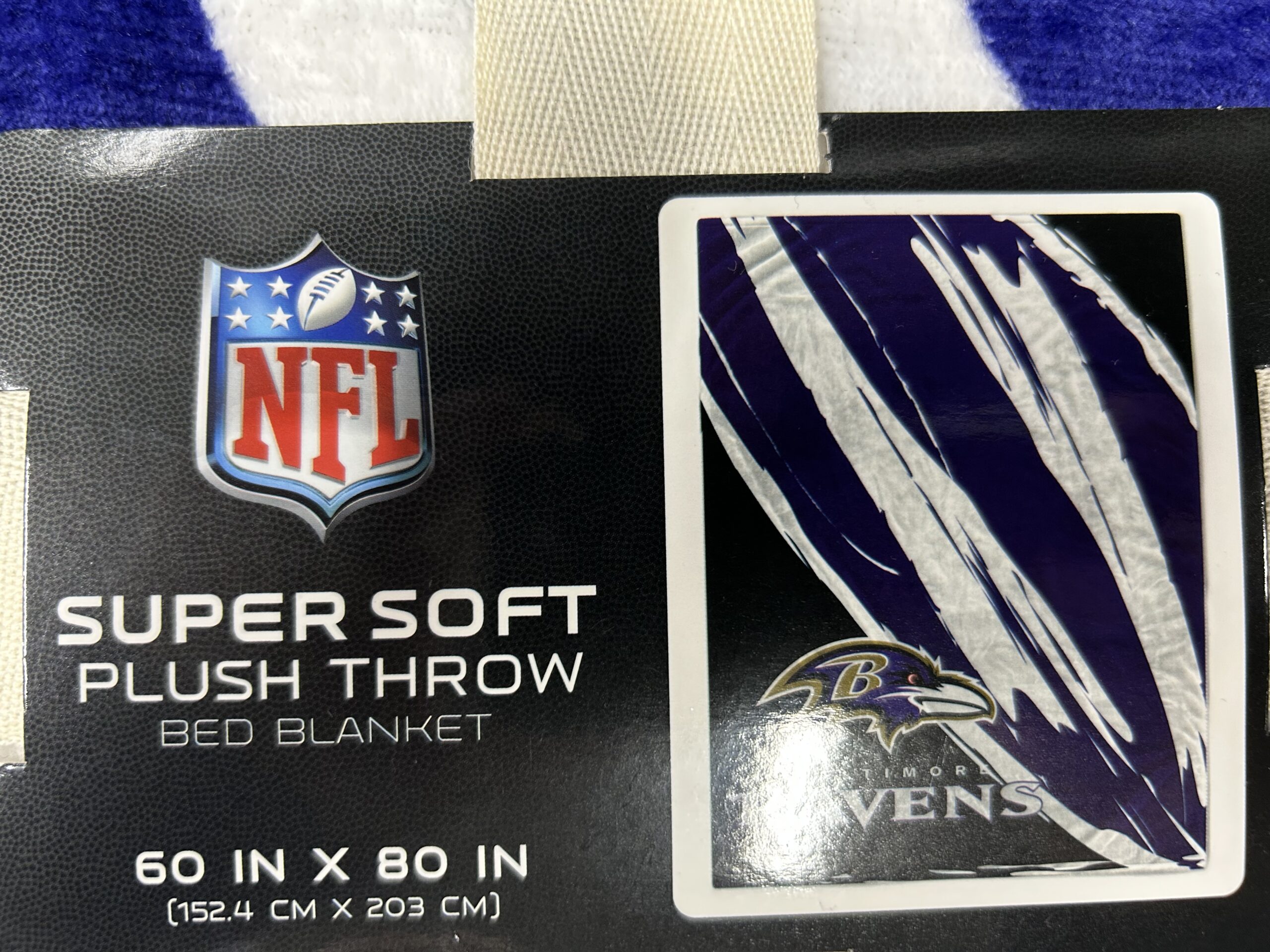 Baltimore Ravens Super Soft Plush Throw