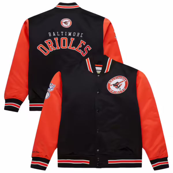 Baltimore Orioles Full Satin Jacket