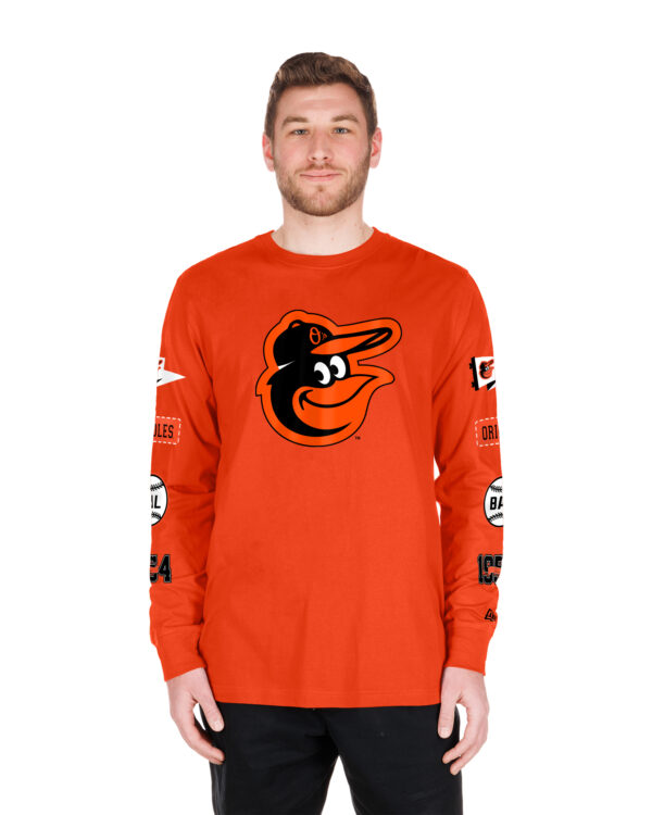 Baltimore Orioles Orange L/S T-Shirt 2025