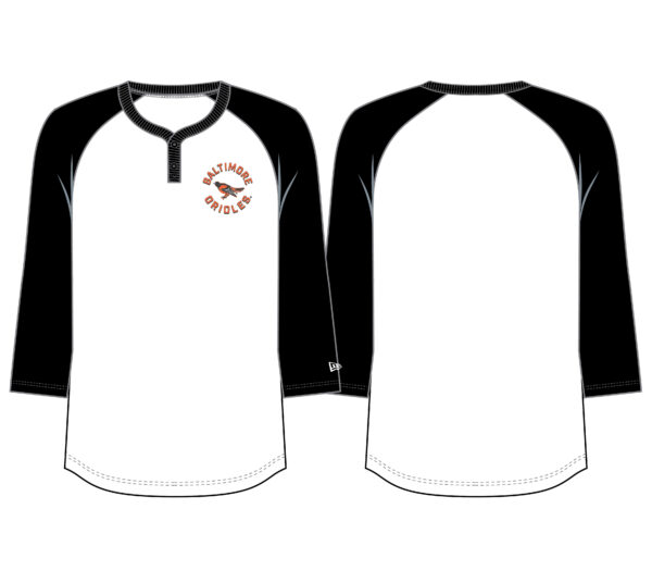 Baltimore Orioles BP 3/4  Sleeve Hendley . - Image 2