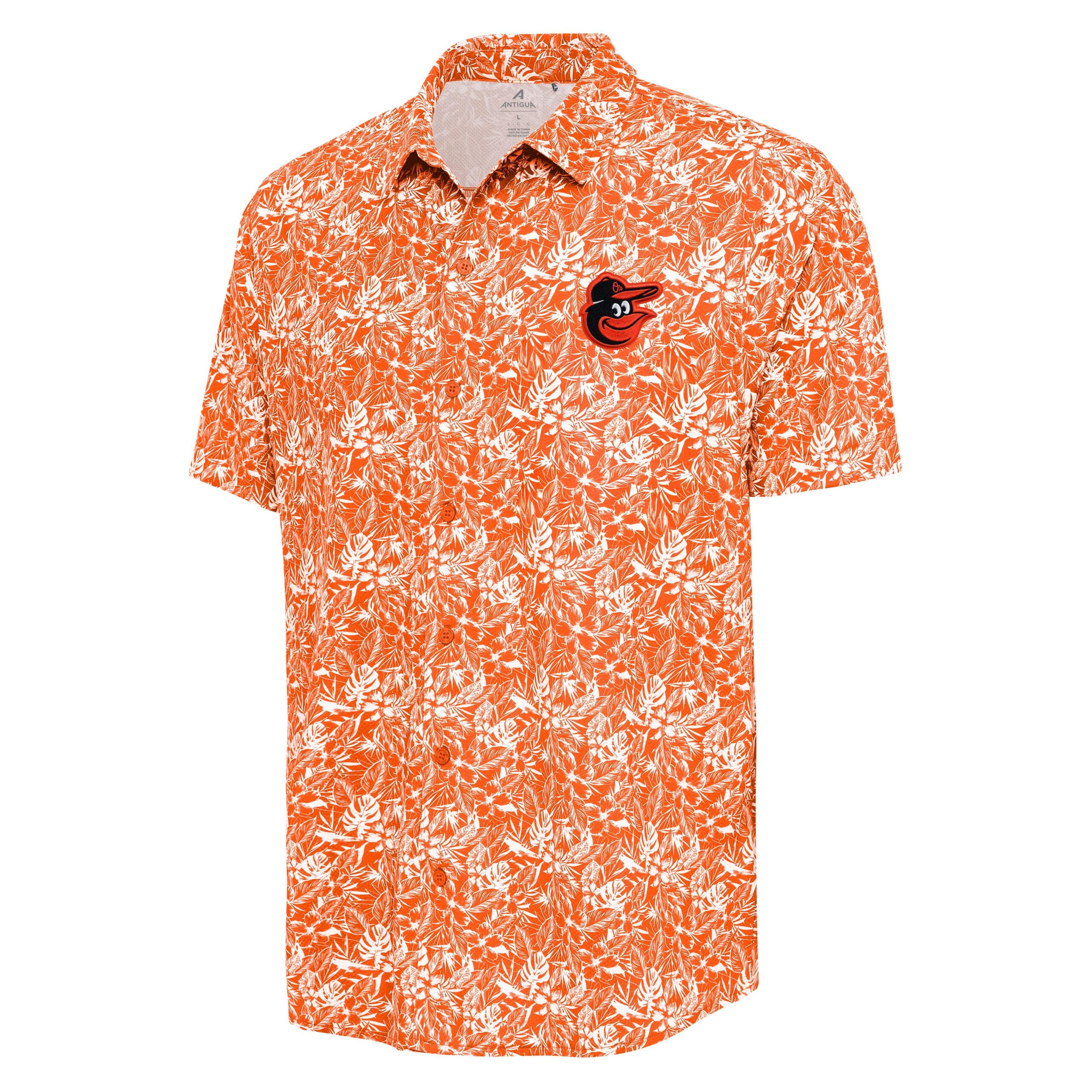 Baltimore Orioles Resort Button S/S Shirt