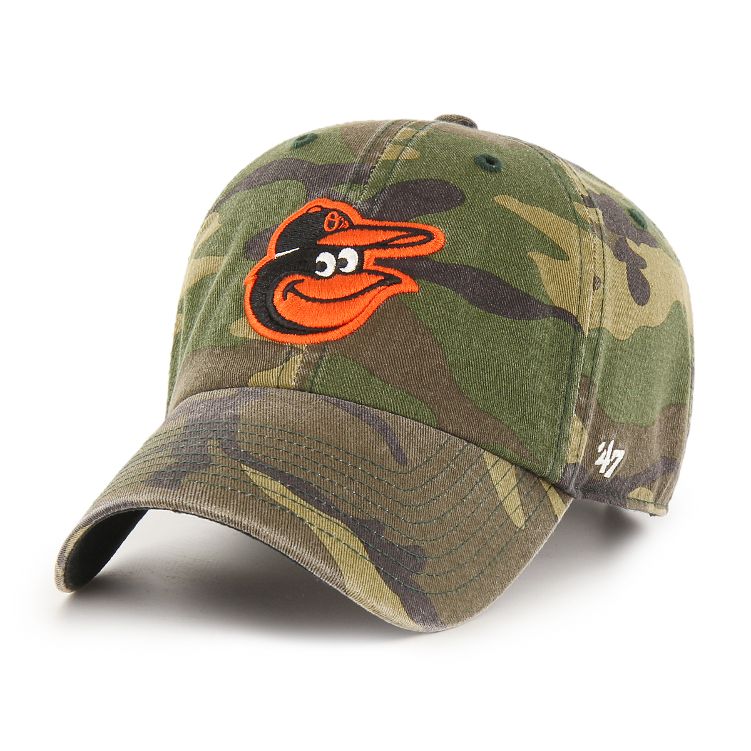 Baltimore Orioles Camo 47 Brand Clean Up