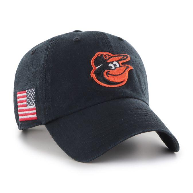 Baltimore Orioles Adjustable Clean Up w Flag Cap