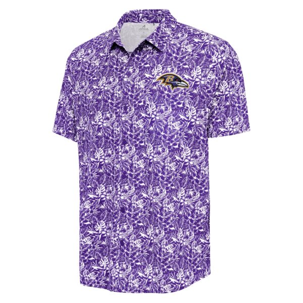 Raven Button Baltimore Ravens Resorts Button Down Shirt | Baltimore Sports Store