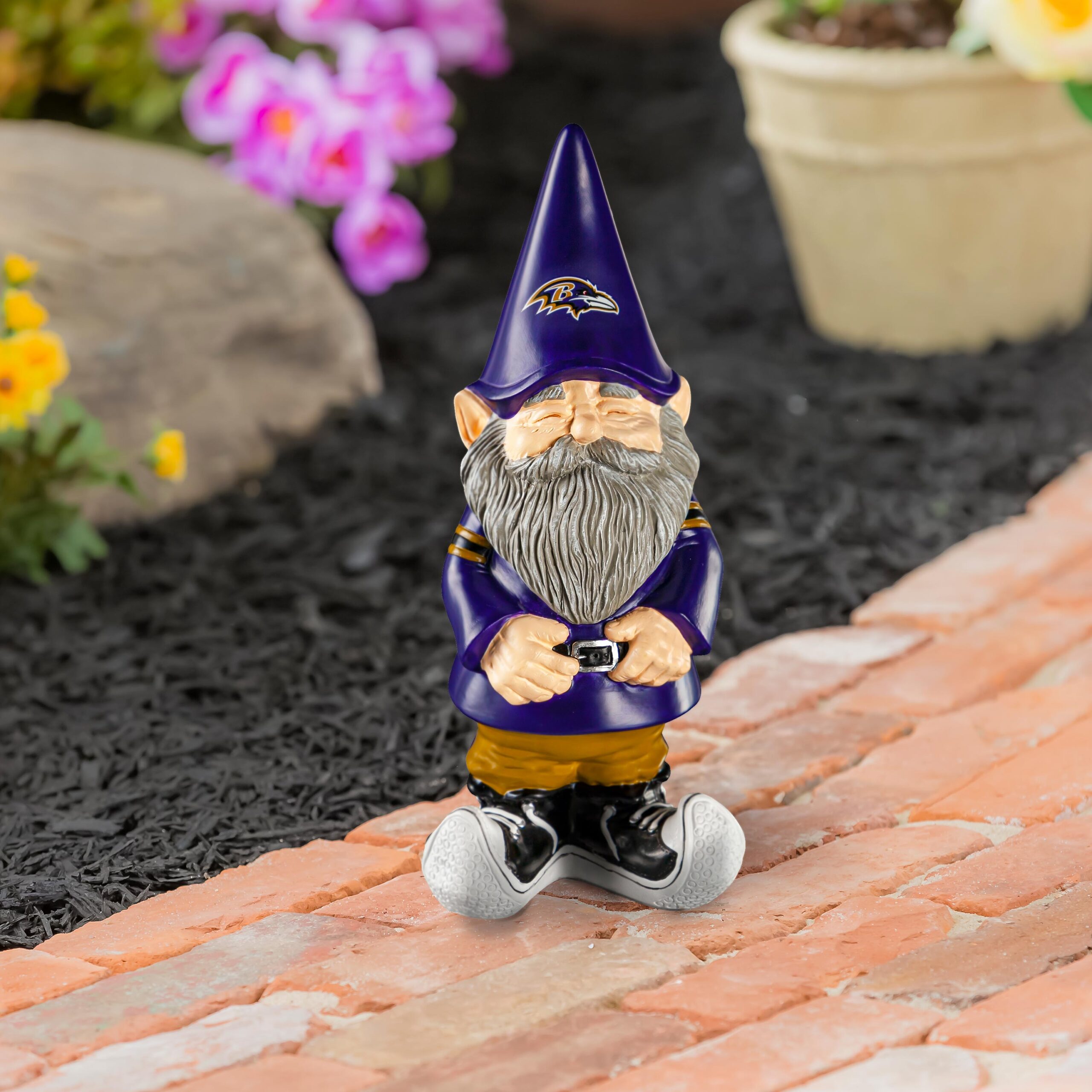 Baltimore Ravens Garden Gnome