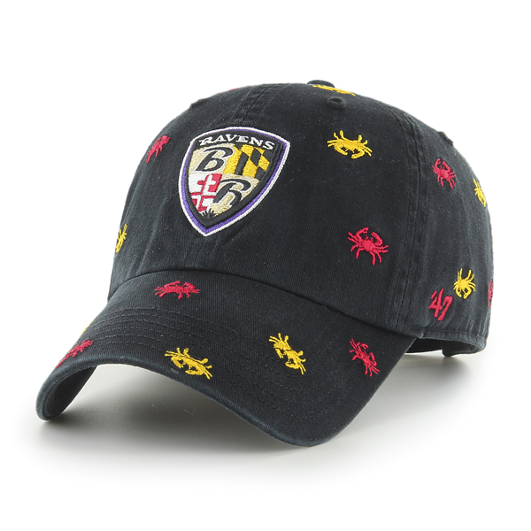 Baltimore Ravens Adj Shield Cap w Crabs