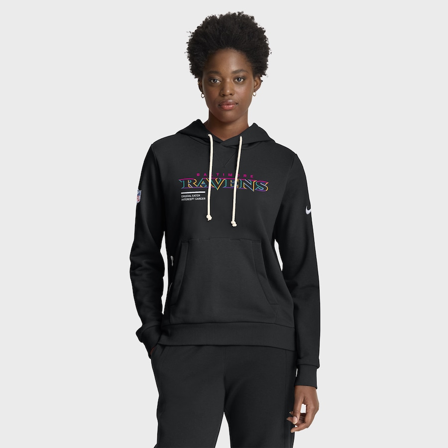 Baltimore Ravens 2025 Crucial Catch Ladies Sweatshirt
